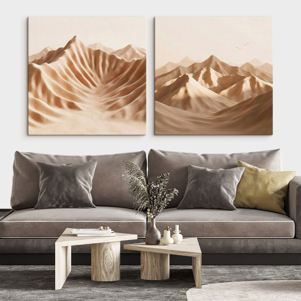 Bergketen met zand — interieur 2