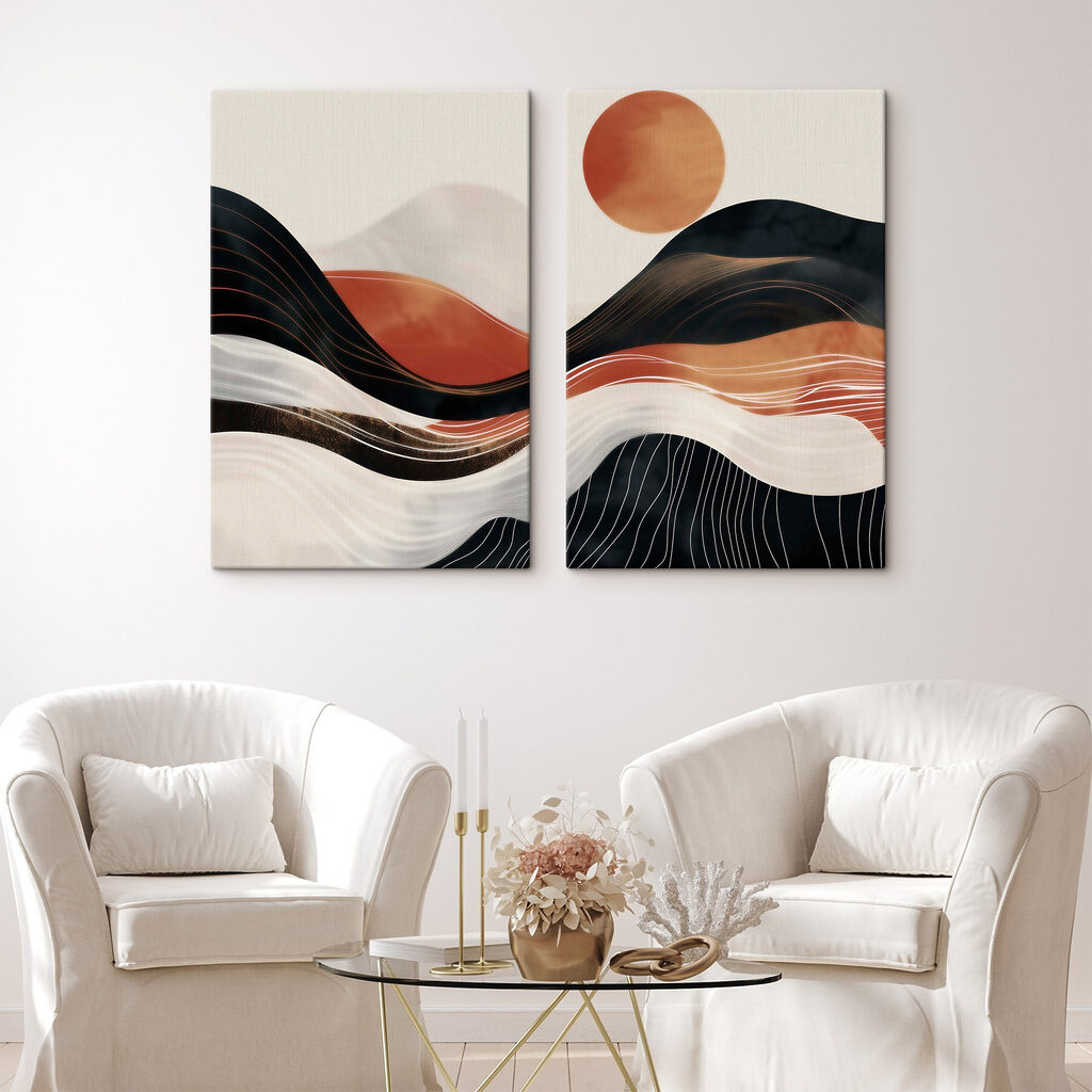 Landschapsschilderij — interieur 1