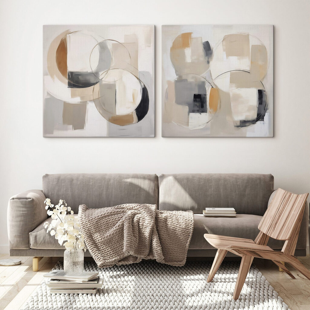 Twee kunstwerken — interieur 1