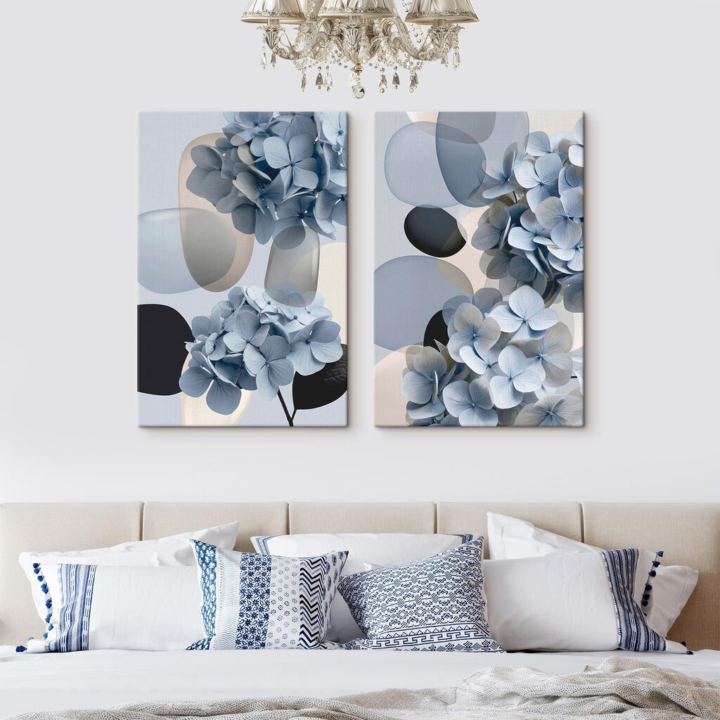Bloemencollage — interieur 1