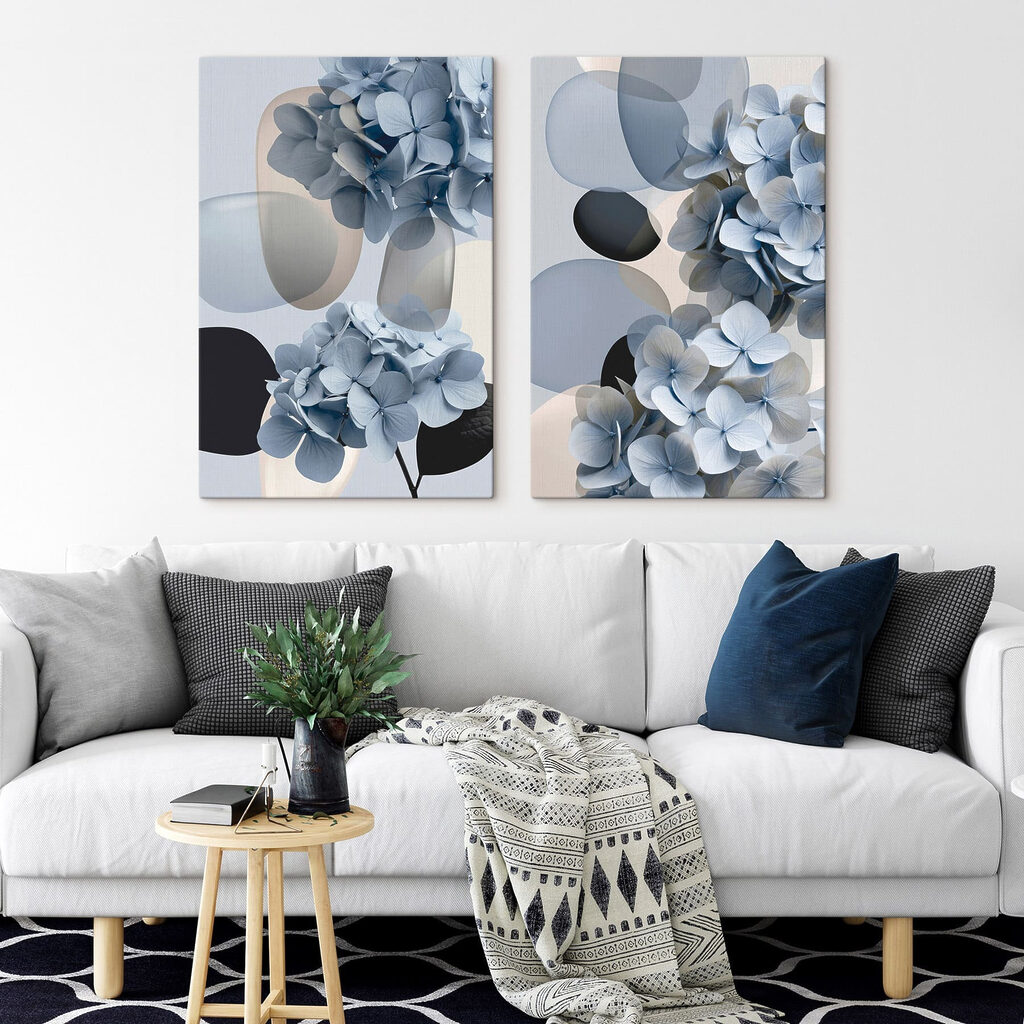 Bloemencollage — interieur 2