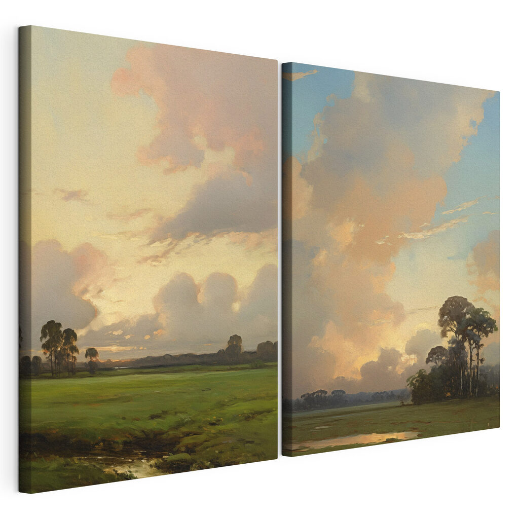 Vergelijking van een landschap — productweergave