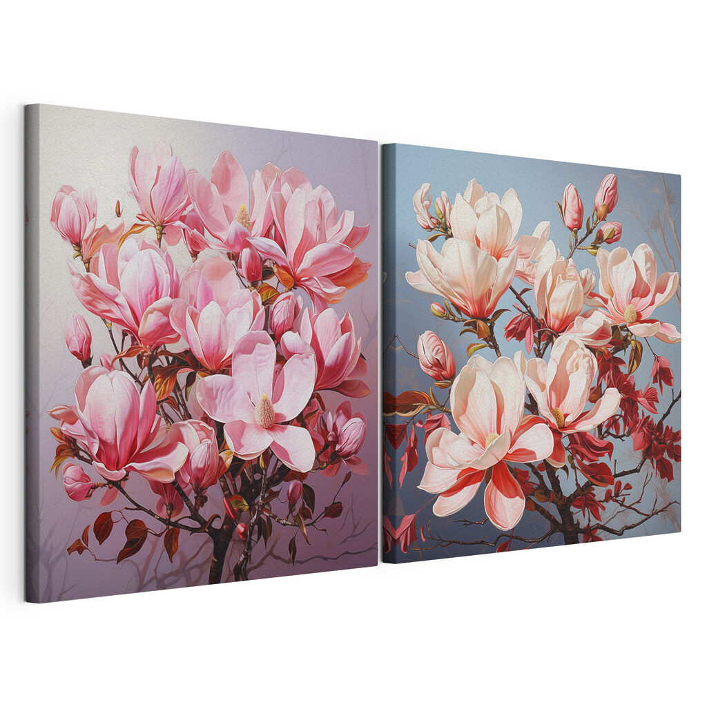 Elegante bloesems in zachte tinten — productweergave