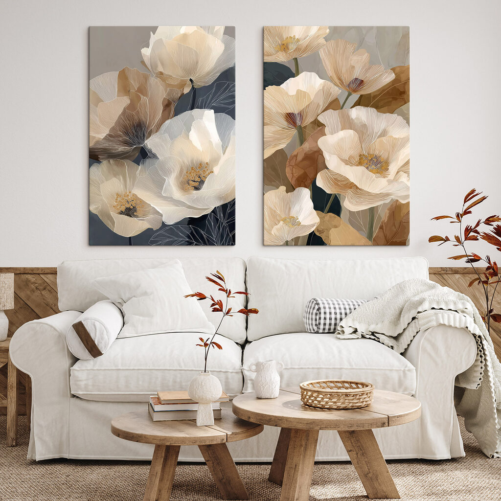 Bloemencollage — interieur 2