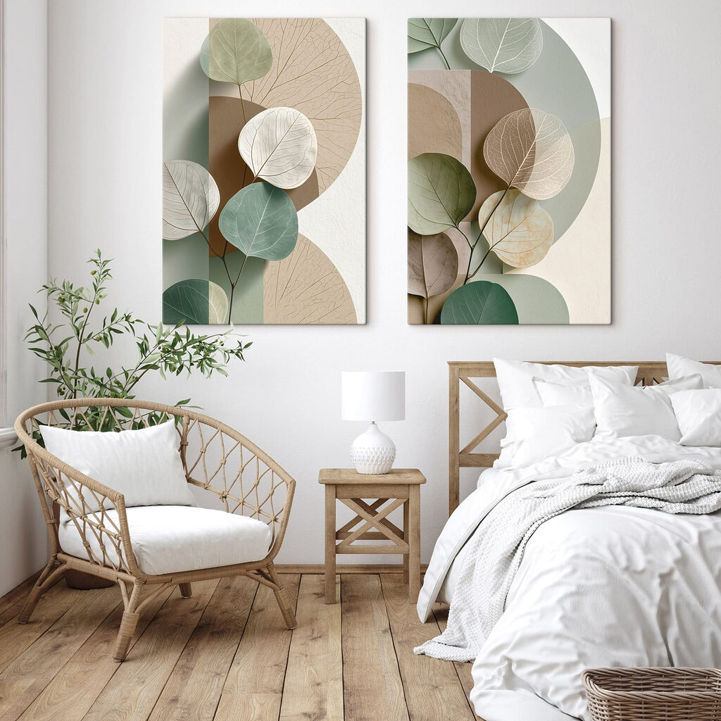 Collage van bladeren — interieur 2