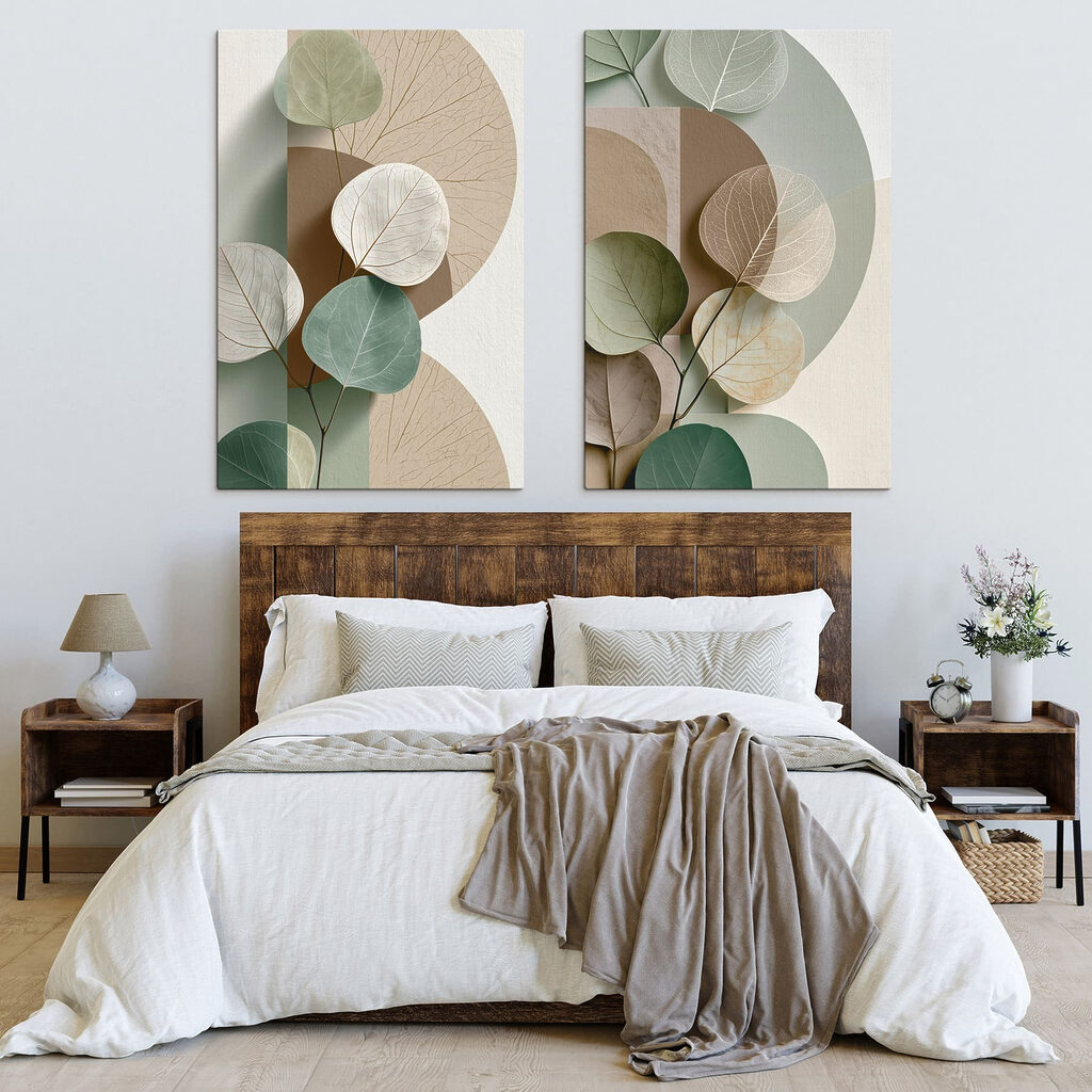 Collage van bladeren — interieur 1