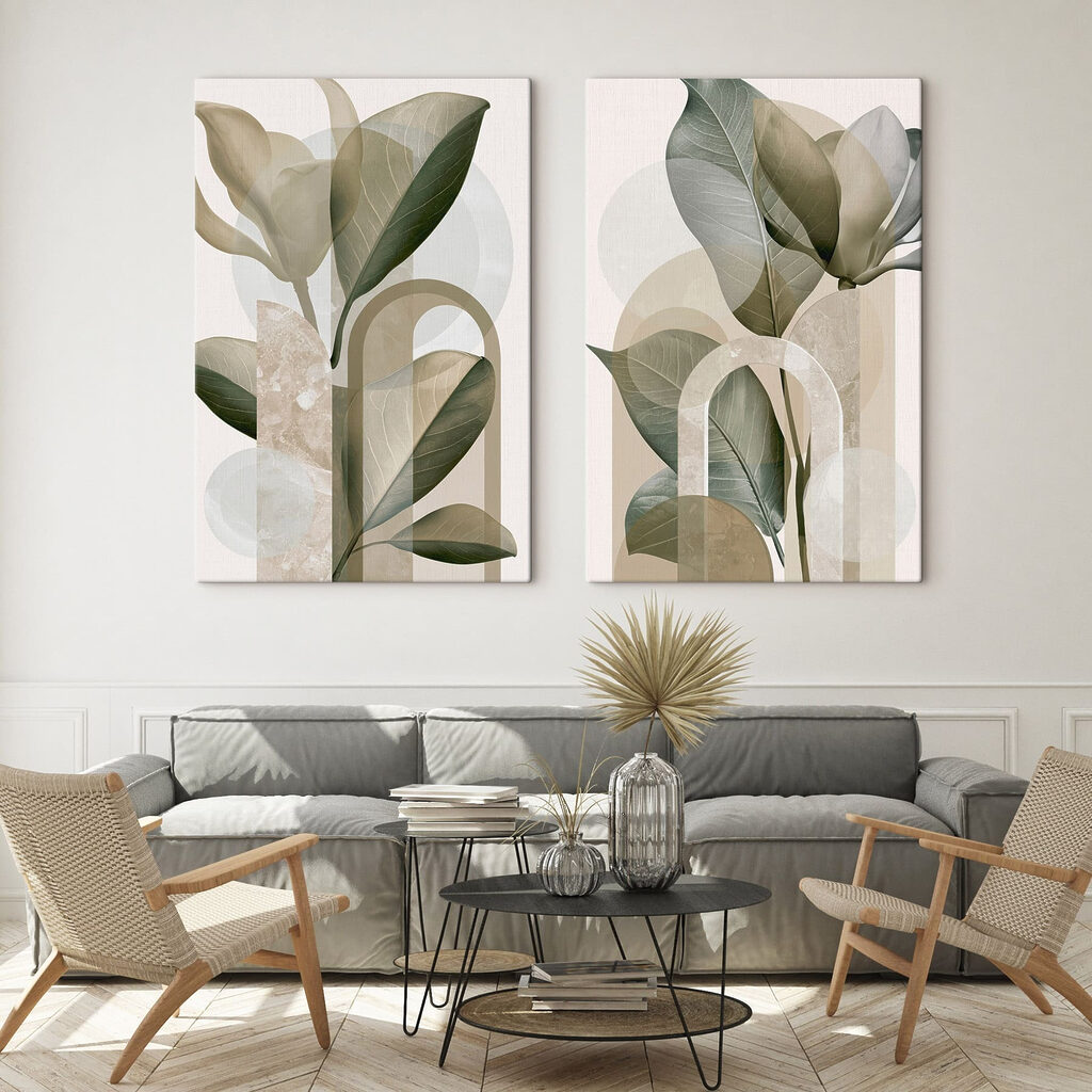 Natuurlijke elegantie in aardetinten — interieur 1