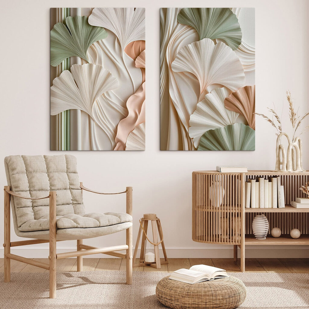 Natuurlijke vormen en verfijnde lijnen komen samen in een interieur