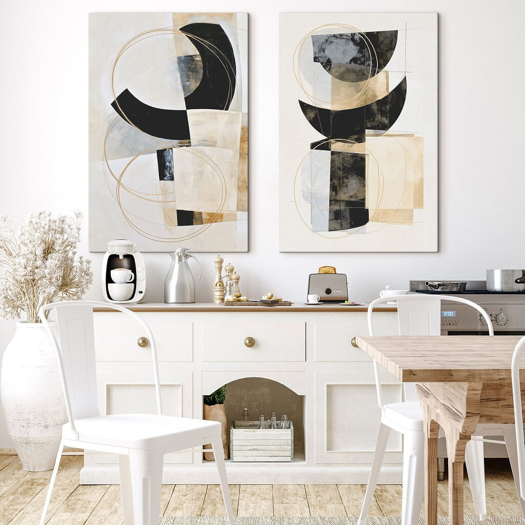 Zwarte bogen in balans — interieur 2