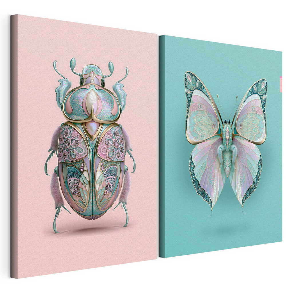 Kleurrijke insecten met een artistieke uitstraling — productweergave