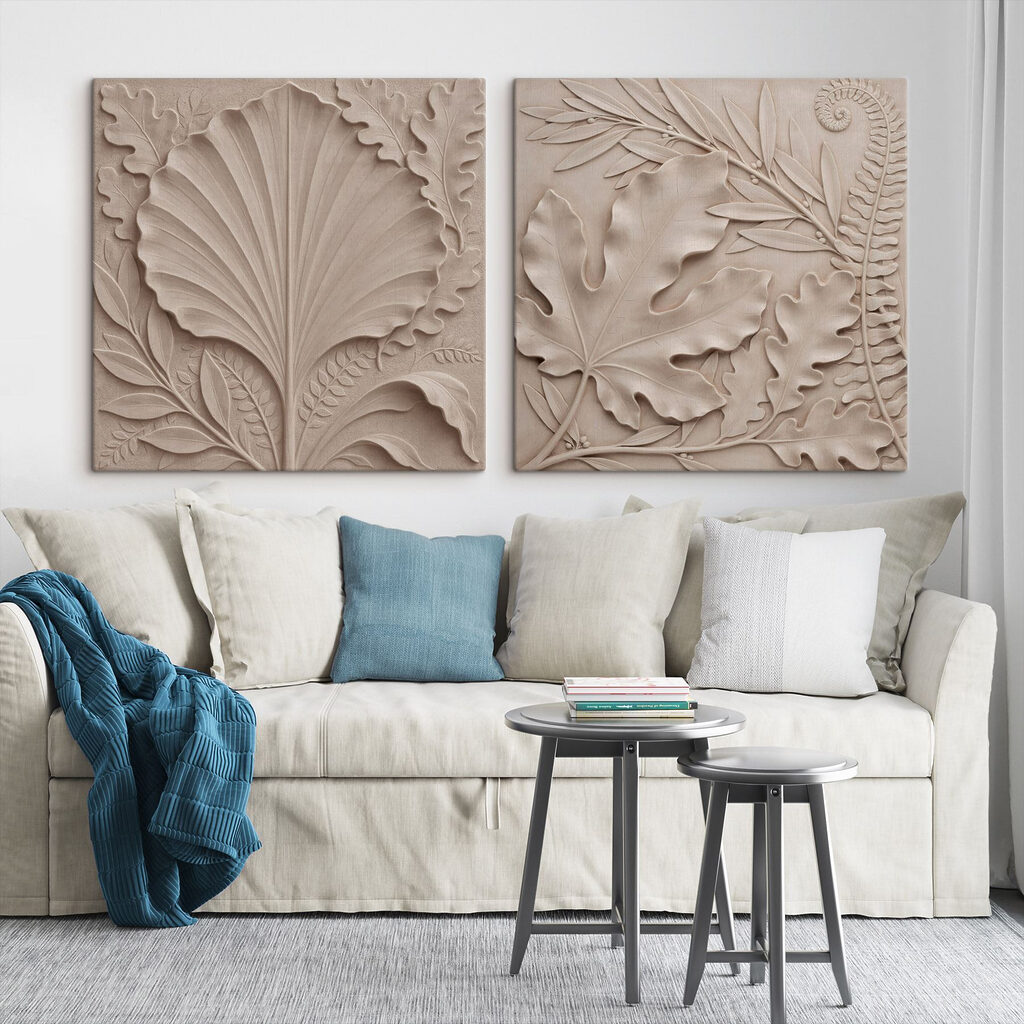 Bladeren met gekrulde randen — interieur 2