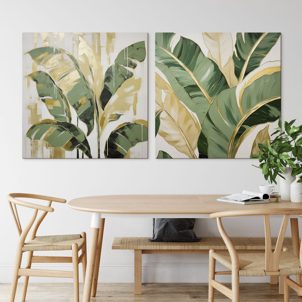 Schilderij van een plant — interieur 2