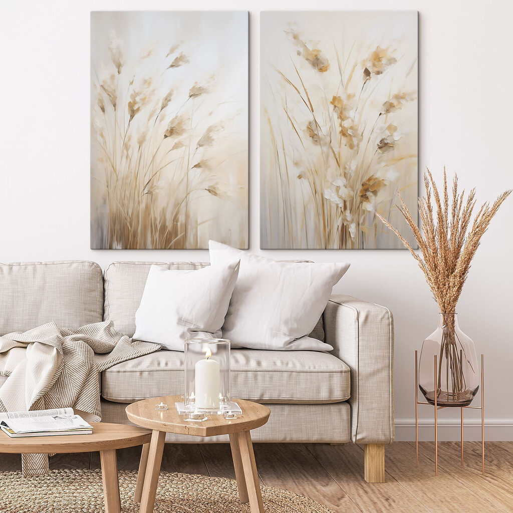 Schilderij van een plant — interieur 2