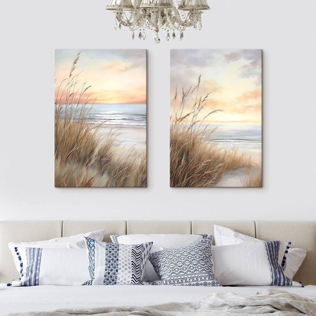 Schilderij van een strand en een strand — interieur 2