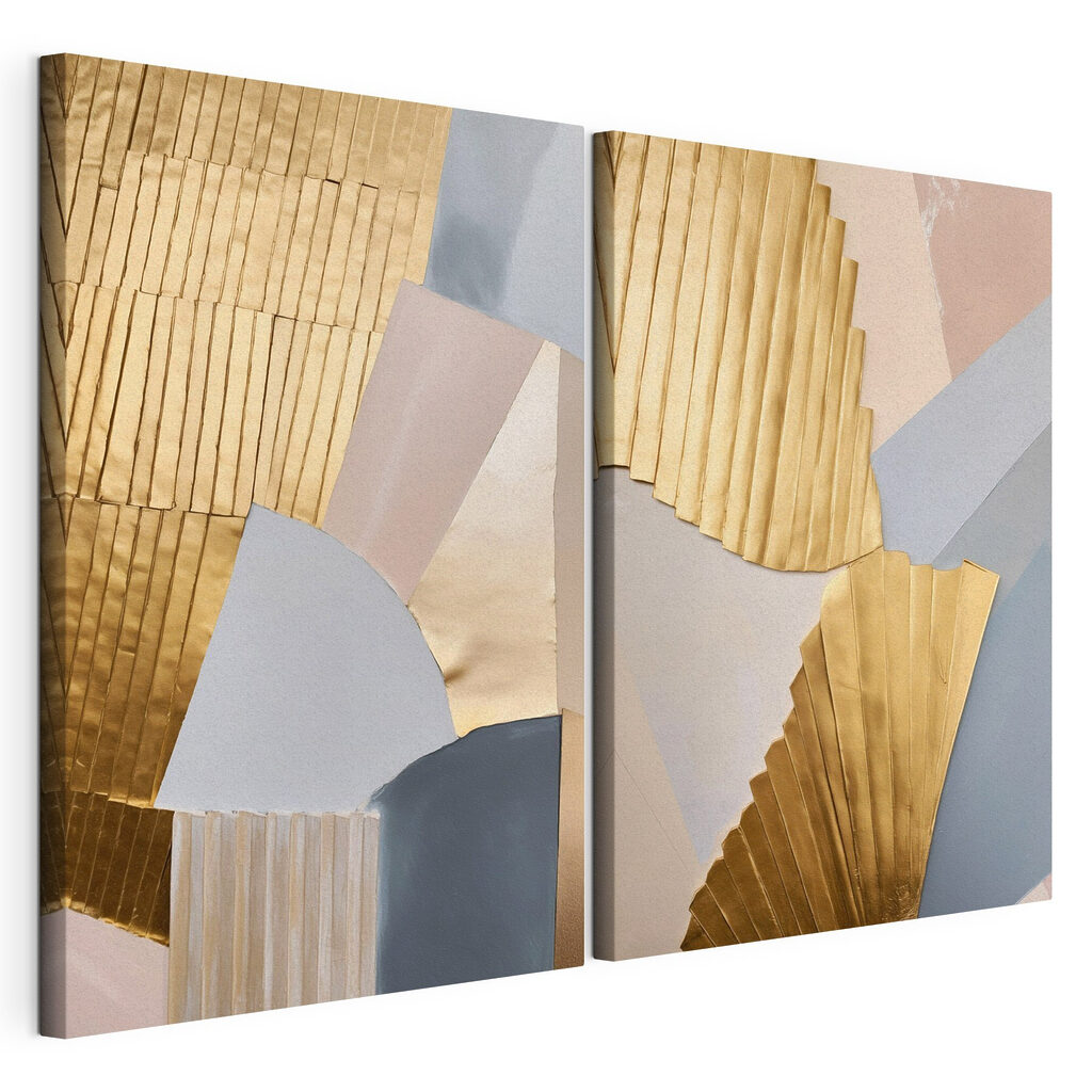 Collage van papier in verschillende kleuren — productweergave