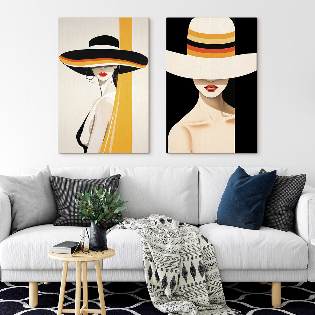 Een hoed met kleuraccent — interieur 2