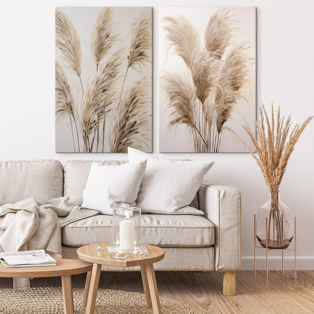 Schilderij van een plant — interieur 1