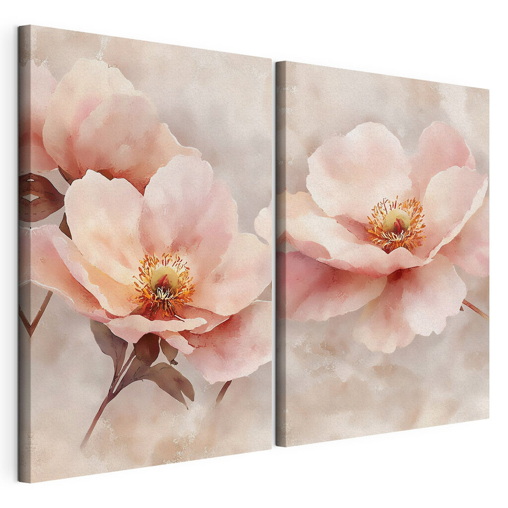 Verfijnde bloemen in zachte pasteltinten — productweergave