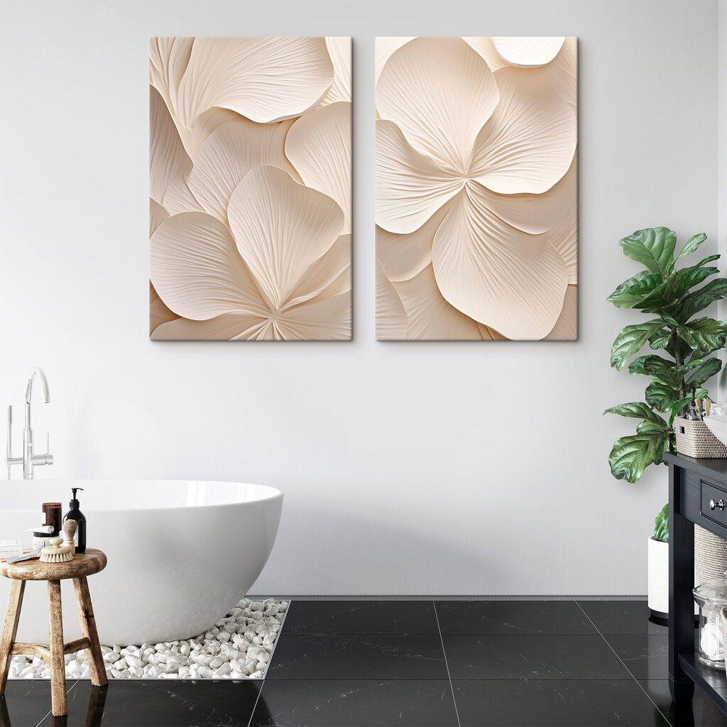 Zachte bloemblaadjes in subtiele harmonie — interieur 2