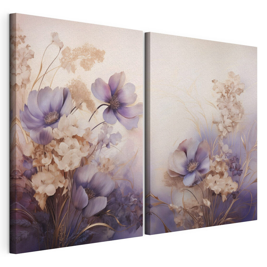 Verfijnde bloemen in zachte pasteltinten — productweergave