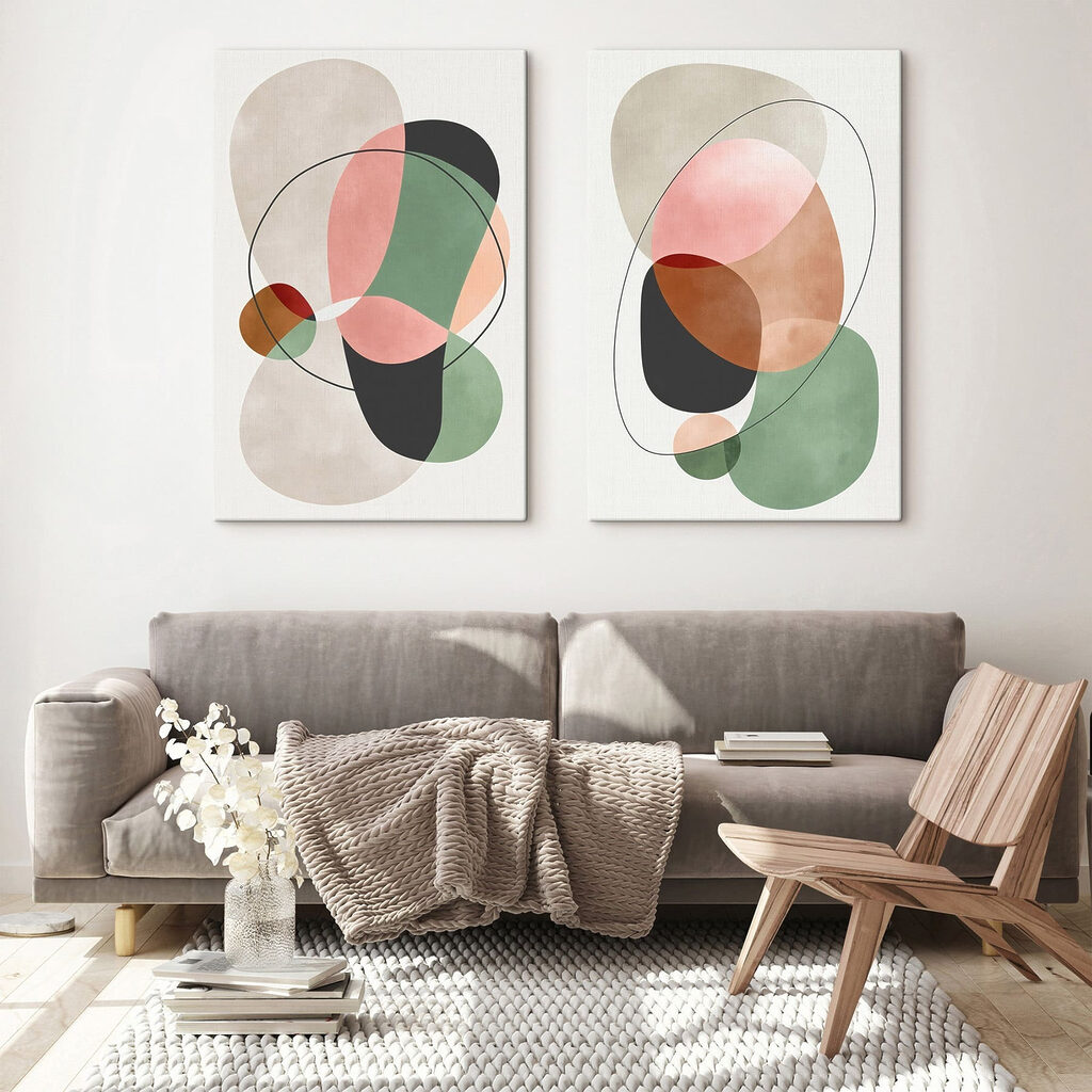 Ronde vormen ontmoeten lijnen — interieur 2