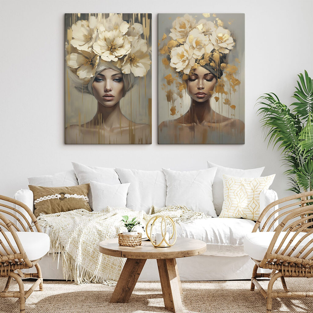 Bloemen als een kroon — interieur 2