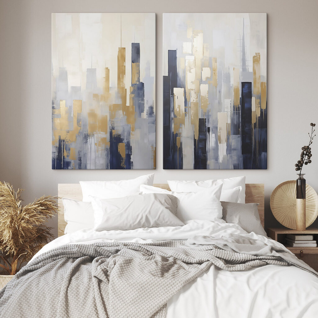 Stad in hoge verfstreken — interieur 2