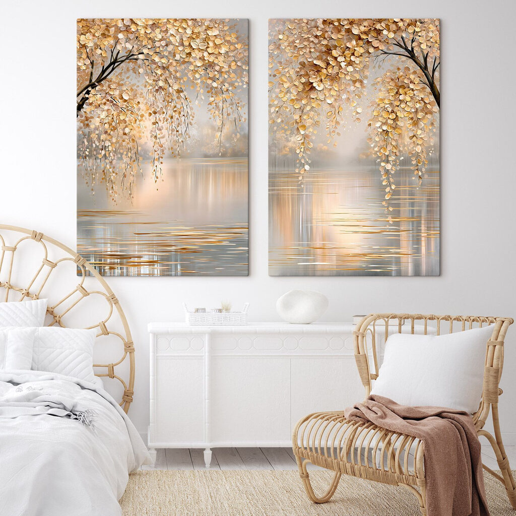 Boom met gele bladeren — interieur 1