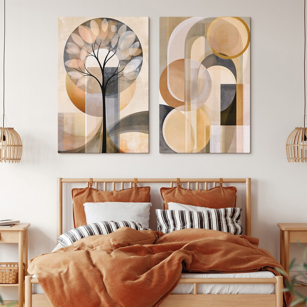 Boom met cirkels en lijnen — interieur 2
