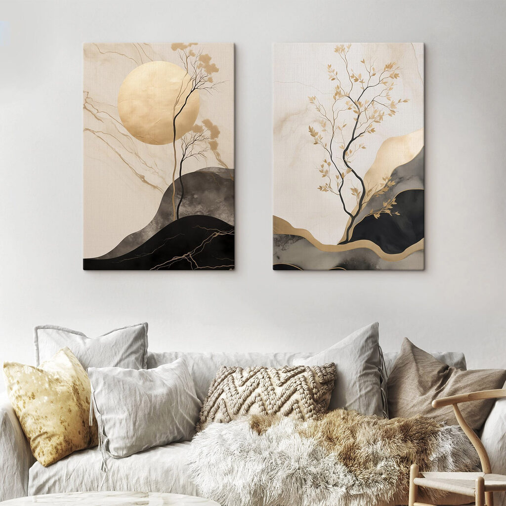 Maan boven dunne takken — interieur 2