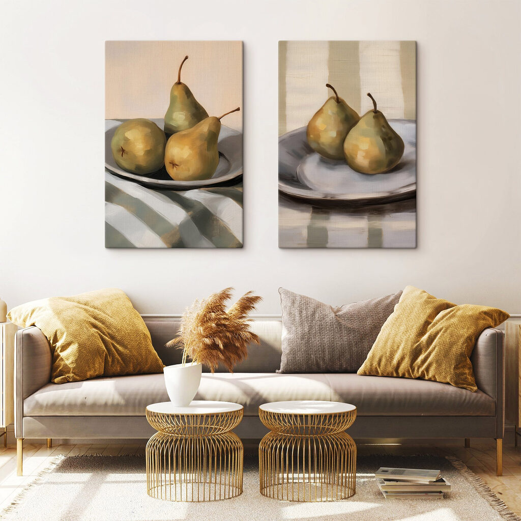 Peren op een bord — interieur 2