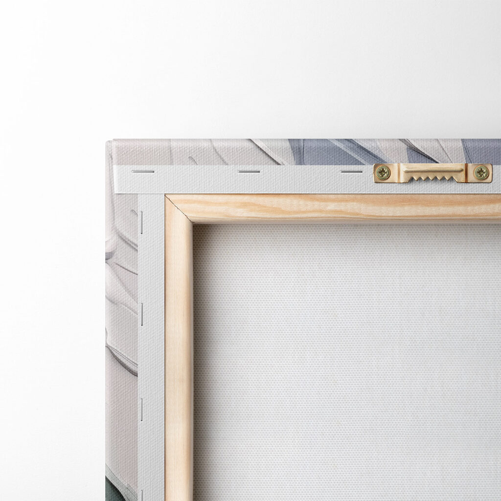 Pastelblad in brede streken — achterkant