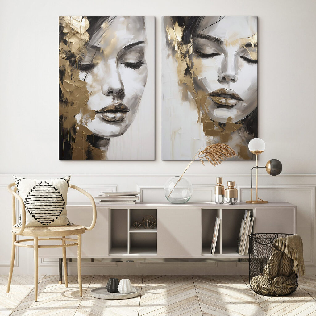 Gesloten ogen met goudglans — interieur 2