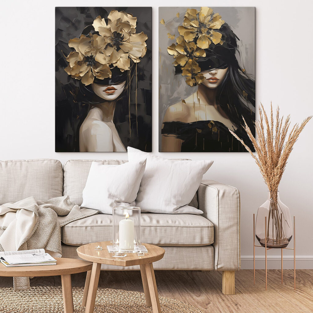 Bloemen boven donkere ogen — interieur 2