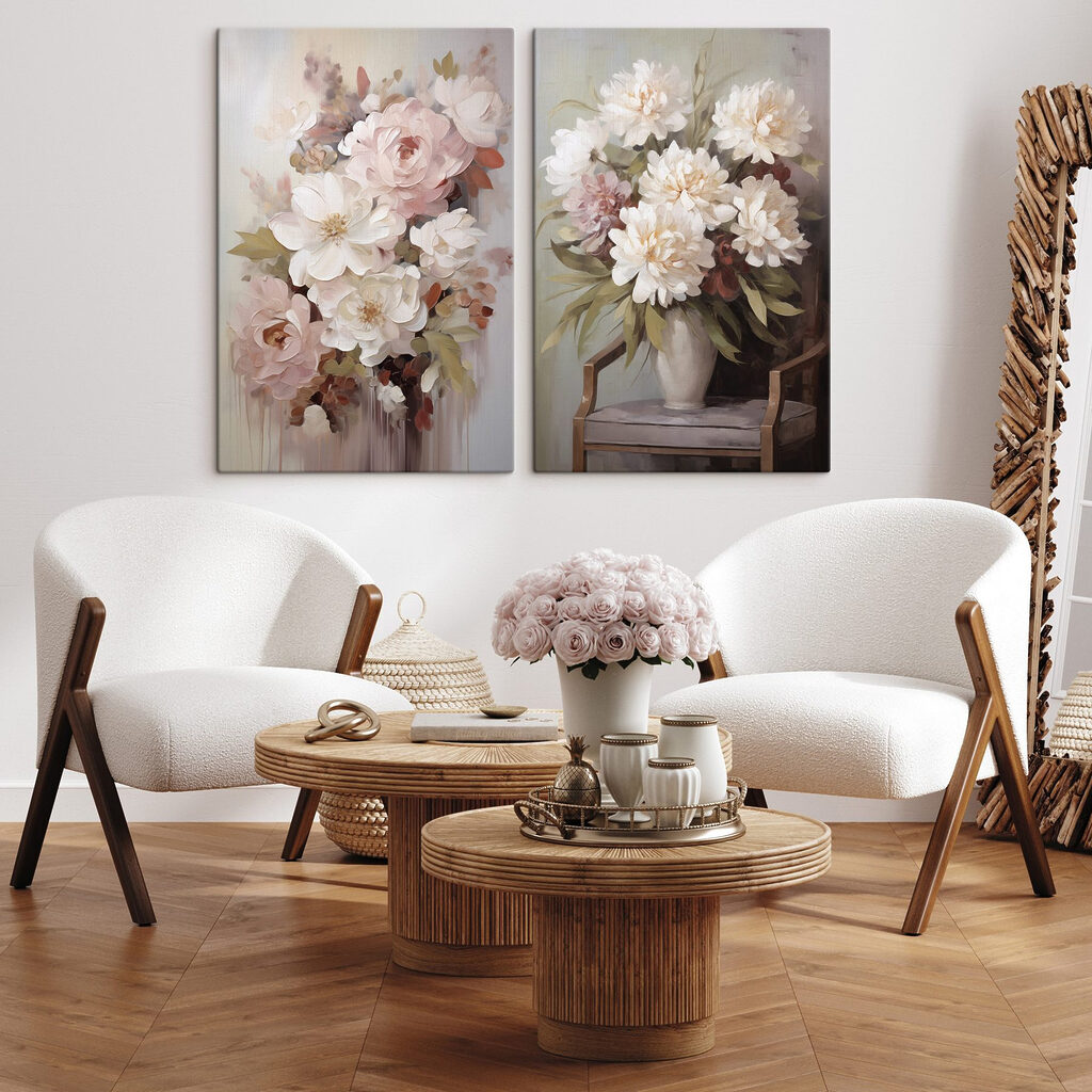 Boeketten in huiselijke rust — interieur 2
