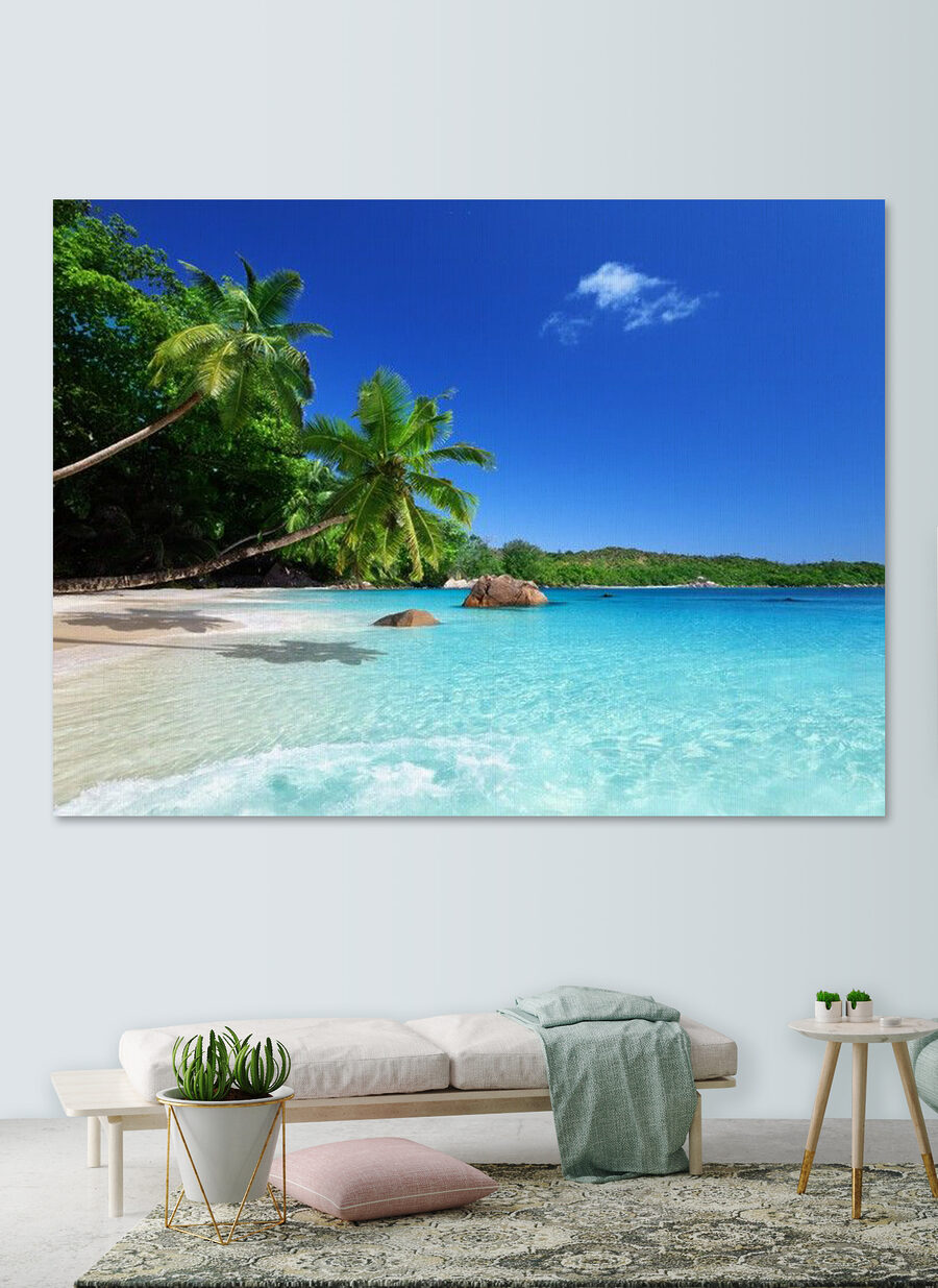 Een baai onder palmen — interieur 1