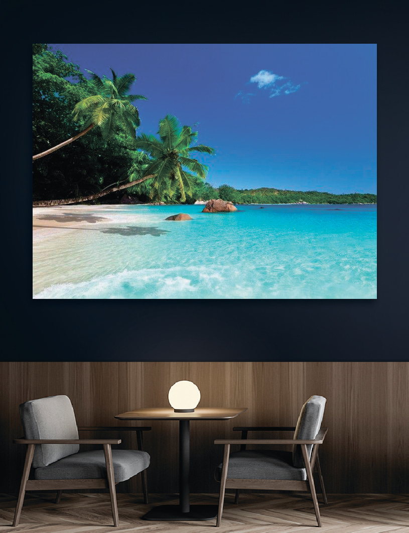 Een baai onder palmen — interieur 3