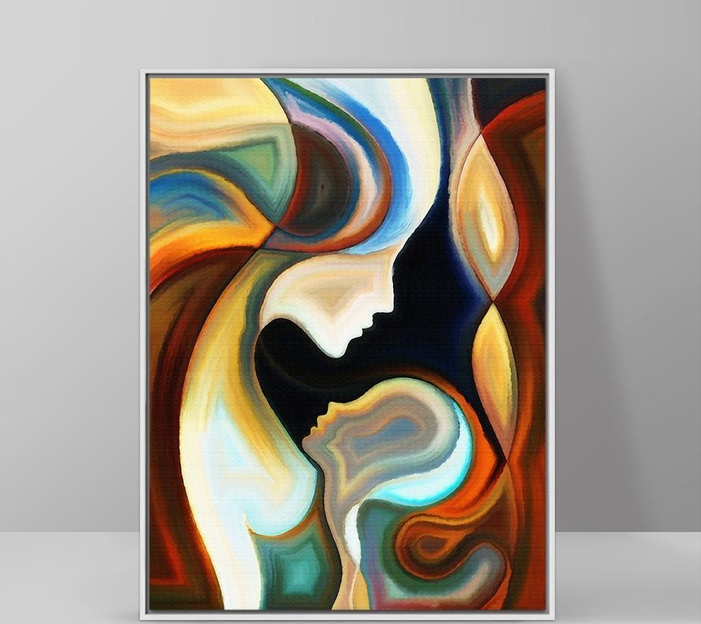 Gezichten vloeien samen — interieur 2