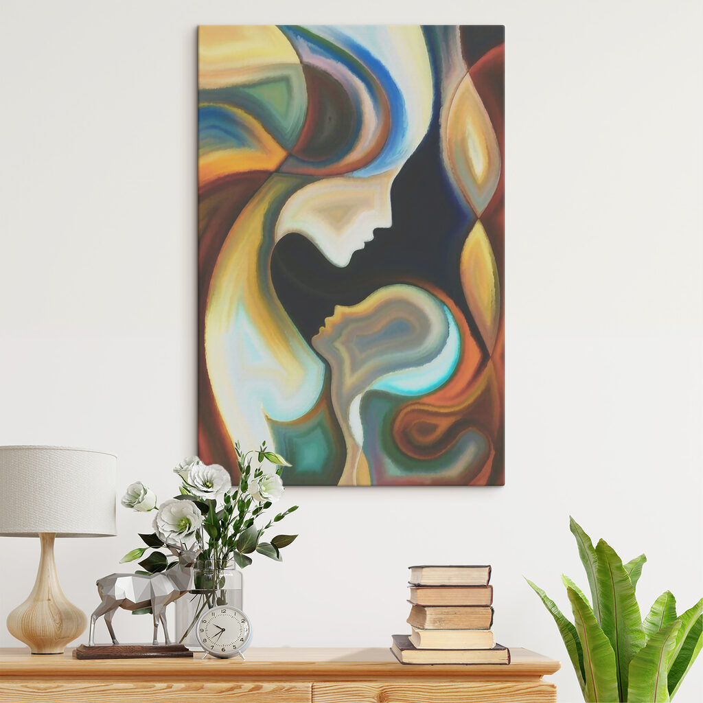 Gezichten vloeien samen — interieur 6