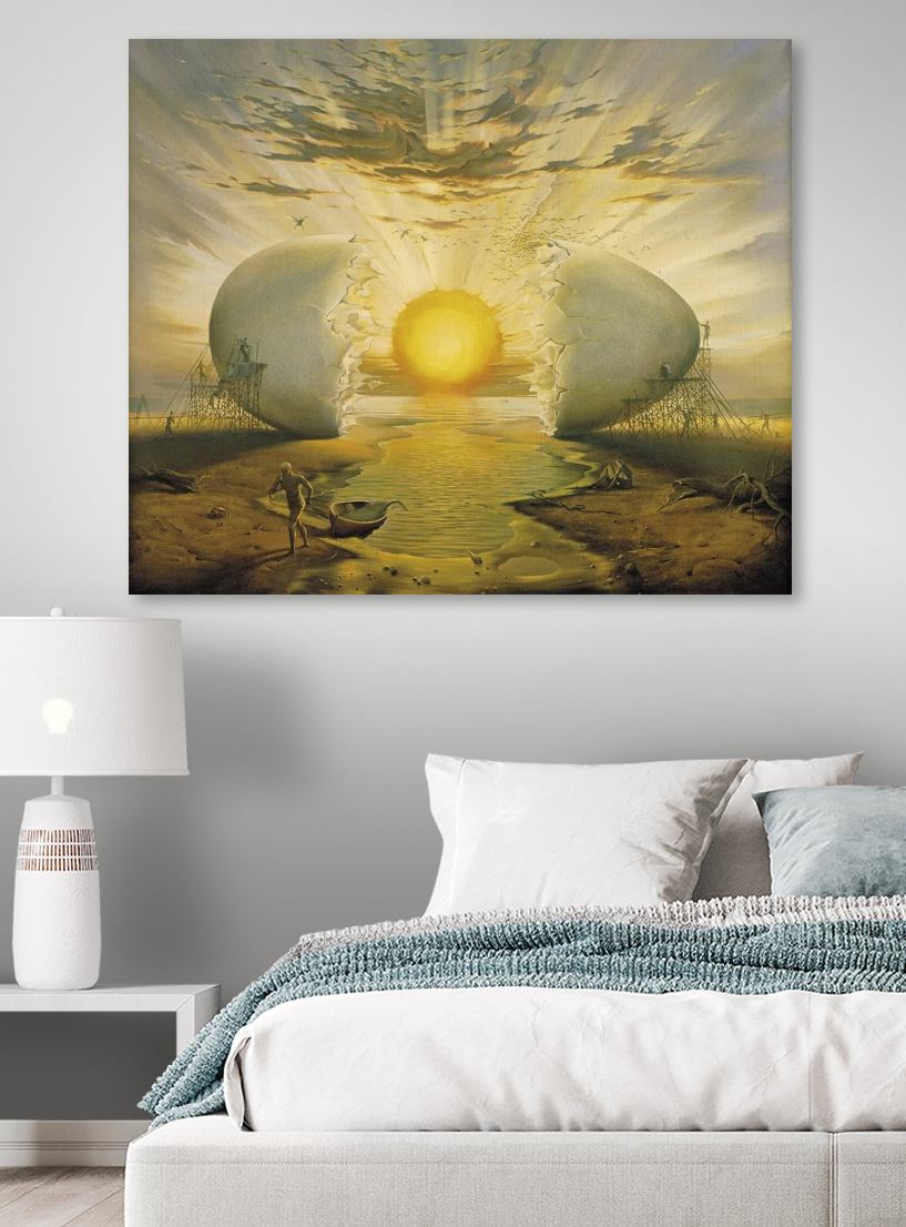 Zon tussen open eierschalen — interieur 6