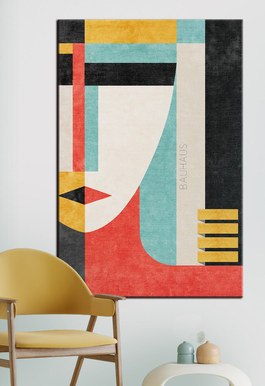 Een gezicht in vlakken — interieur 1