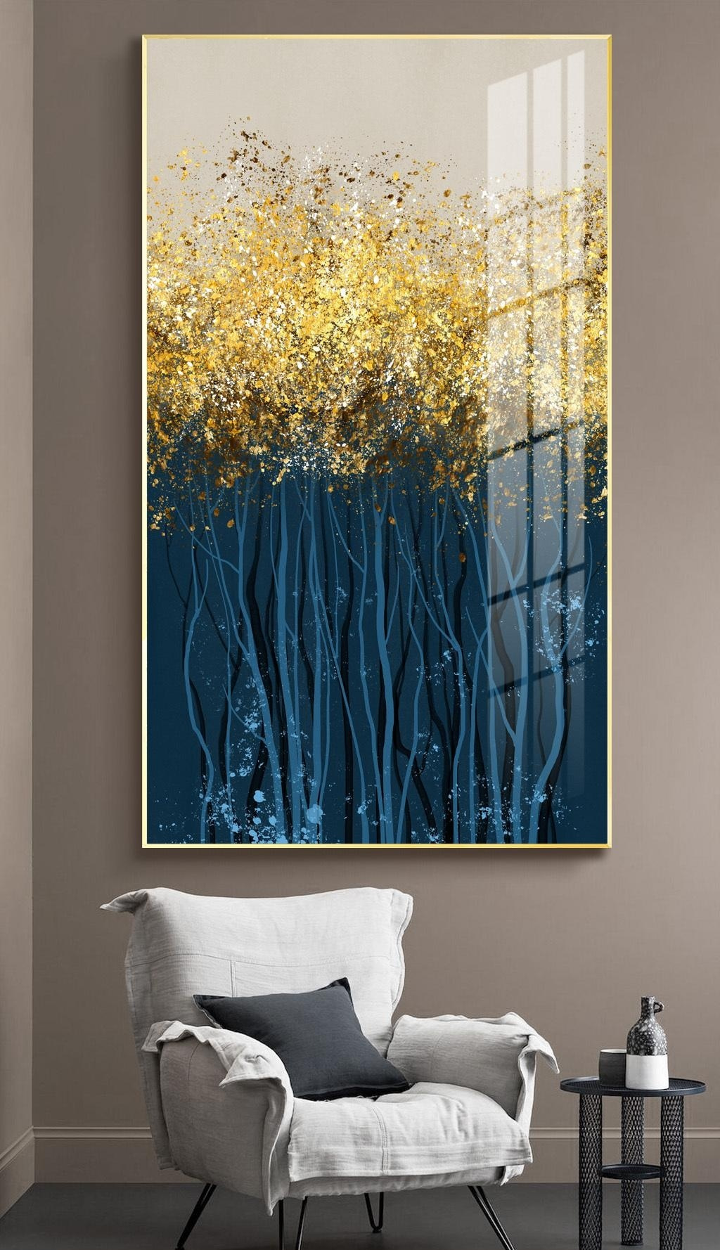 Boomkruinen vol gouden licht — interieur 2