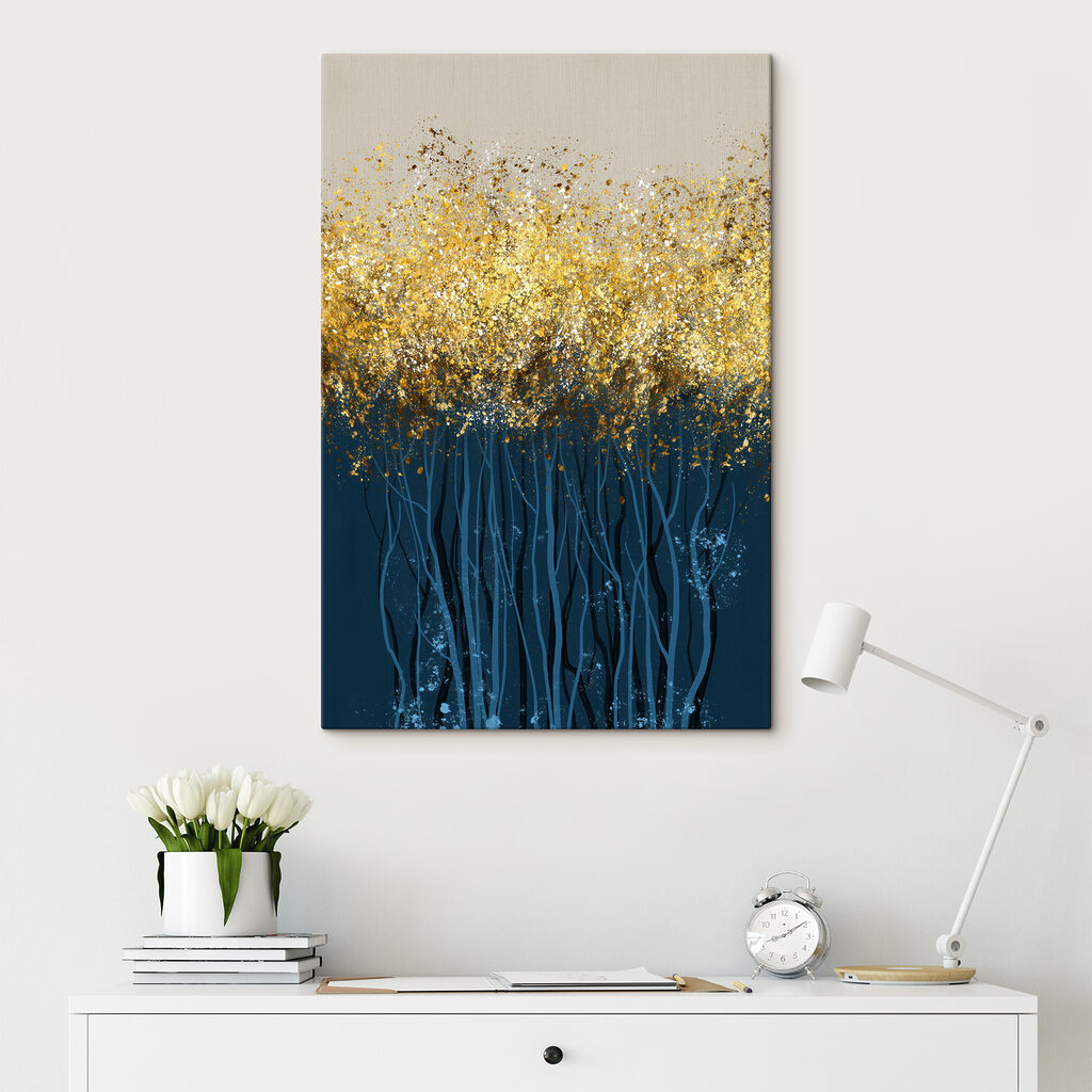 Boomkruinen vol gouden licht — interieur 1