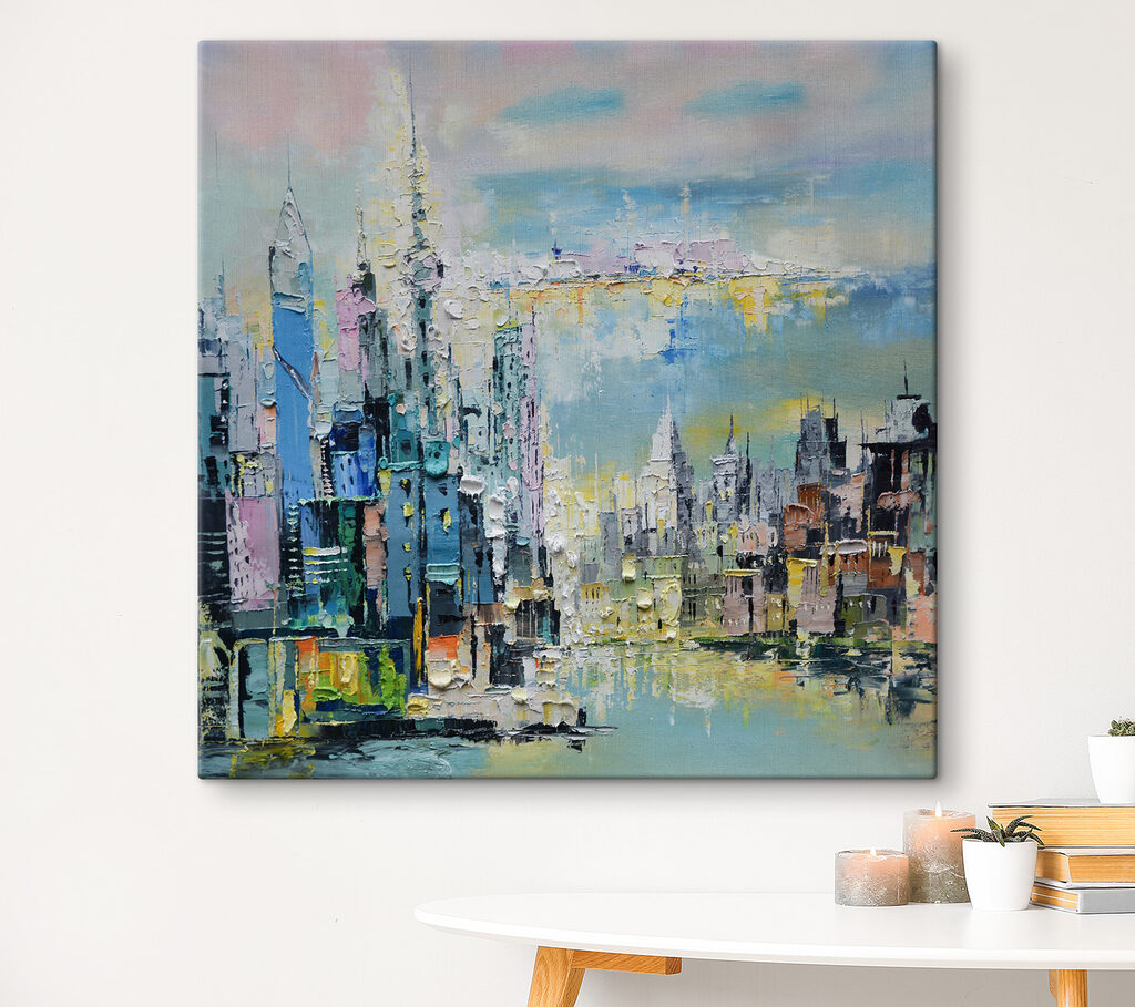 Stadslicht in losse streken — interieur 1