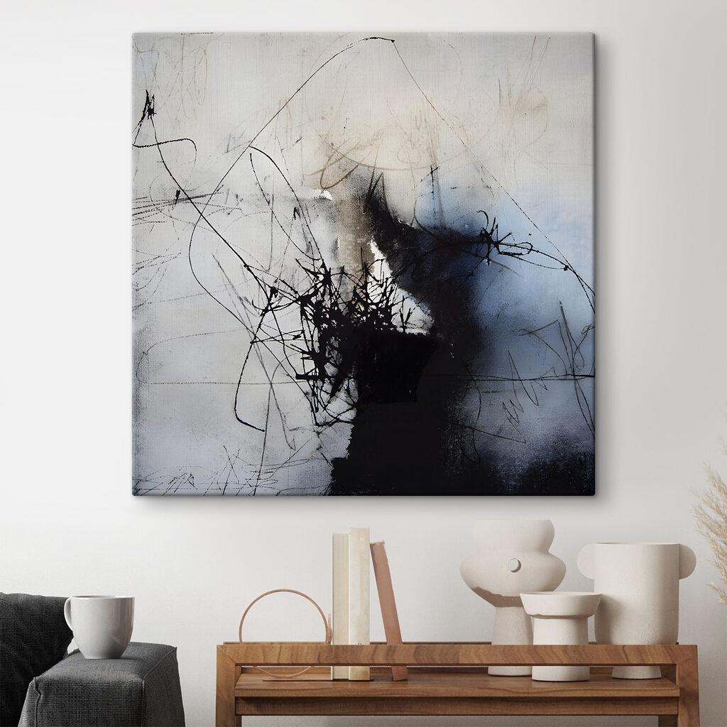 Inktsporen op lichtgrijs — interieur 9