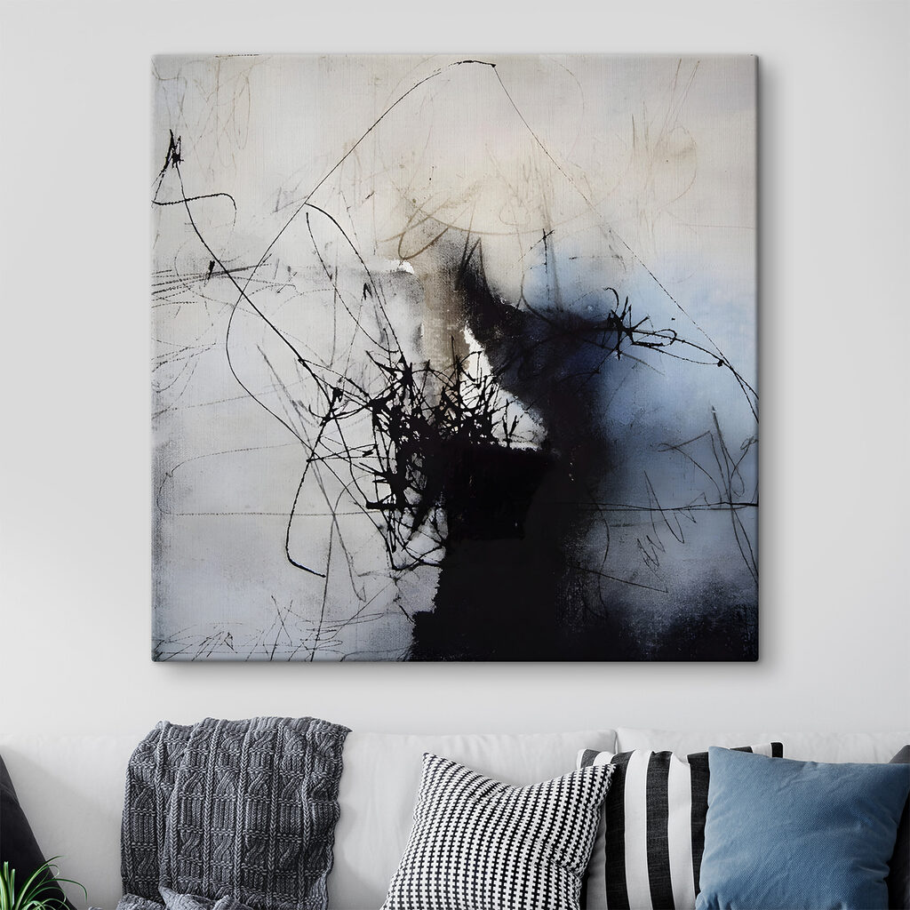 Inktsporen op lichtgrijs — interieur 8