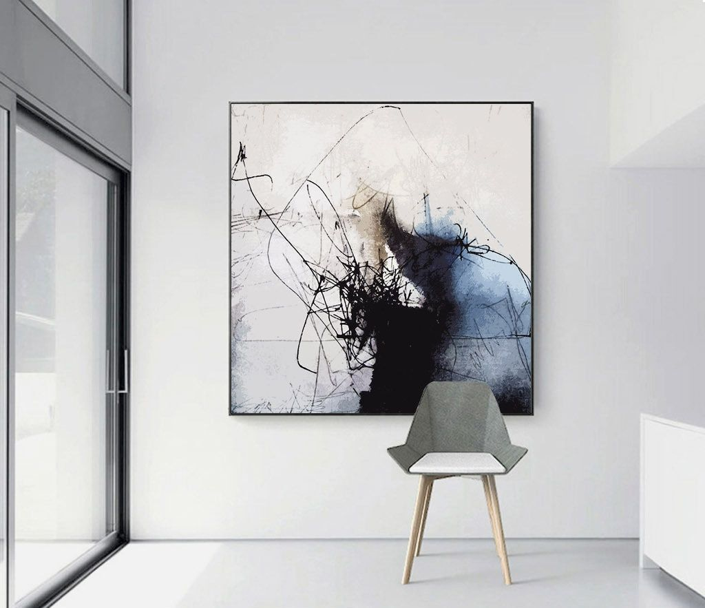 Inktsporen op lichtgrijs — interieur 2