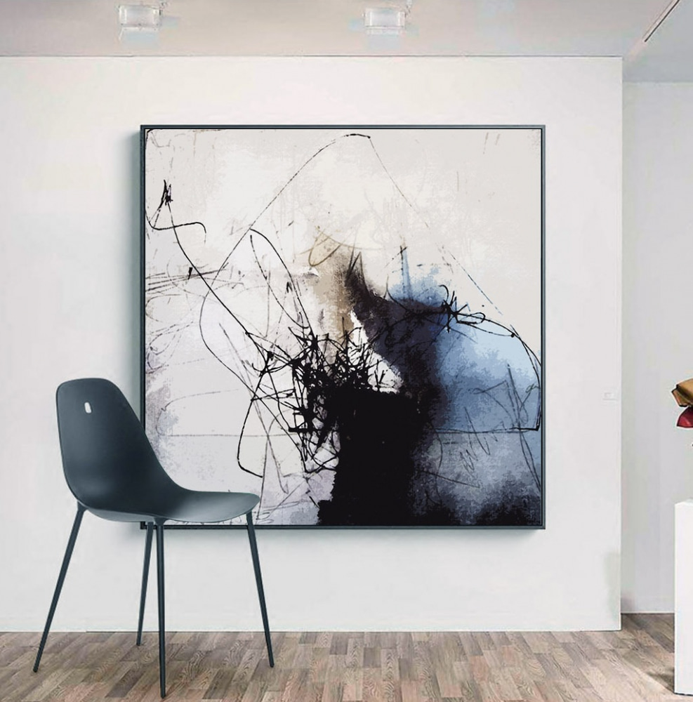Inktsporen op lichtgrijs — interieur 7