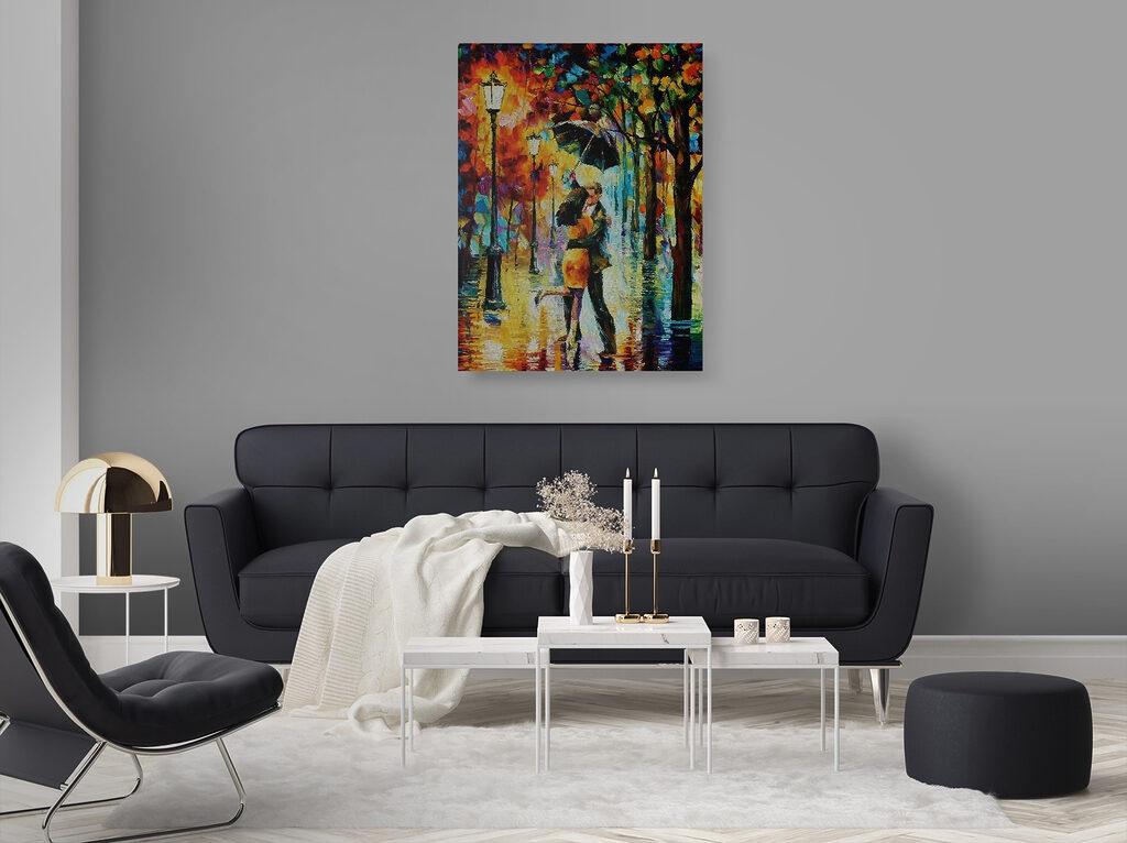 Een kus onder regen — interieur 2