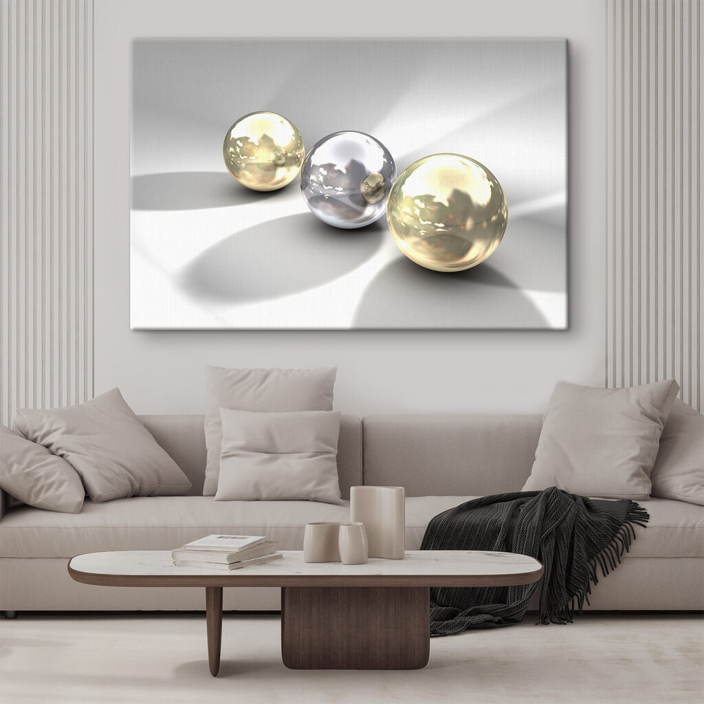 Drie bollen in daglicht — interieur 5